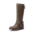 thumbnail image 1 of Botas hasta la rodilla DREAM PAIRS para mujer con punta cuadrada y tacón bajo, 1 of 9