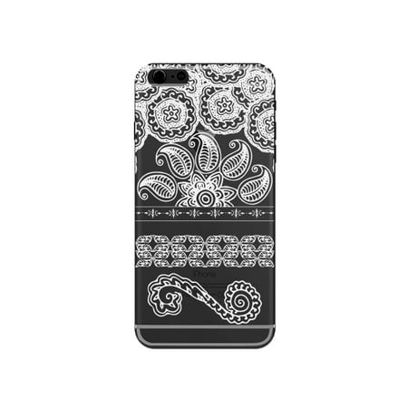 India Henna Tattoo Style Phone Case for the Apple Iphone 6 Plus - Floral Pattern (Best Network For Iphone In India)