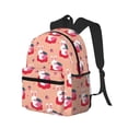 thumbnail image 2 of Lsque Bunny And Strawberry Classic Casual Backpack - Large Capacity Water-Resistant Backpack for School, Work, Travel, and Outdoor Activities, 2 of 8