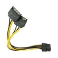thumbnail image 3 of tredstone 15Pin SATA Male To (6+2) PCI-E Male Video Card Power Supply Adapter shipping 0804 1Set, 3 of 6