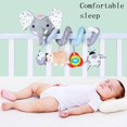 thumbnail image 4 of Baby Elephant Spiral Plush Hanging Toys With Built In Music Box, Wrap Around Toy Pendant For CarStroller, 4 of 8
