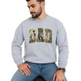 thumbnail image 2 of Dad Retro Camo Sweatshirt Vintage Duck or Deer Hunting Season Pullover Sweater Gray Sweatshirt Adult Large, 2 of 4