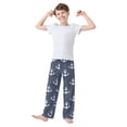 thumbnail image 3 of Dotted Anchors Pattern Pajama Pants Soft Lightweight Lounge Pants Bottoms Sleep Pants Warm Comfy, 3 of 9