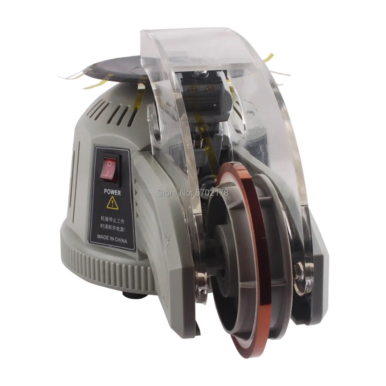 Automatic Tape Dispenser Machine Turntable Disc Adhesive Tape Holder Transparent Stationery Tape Packaging Tape Cutter
