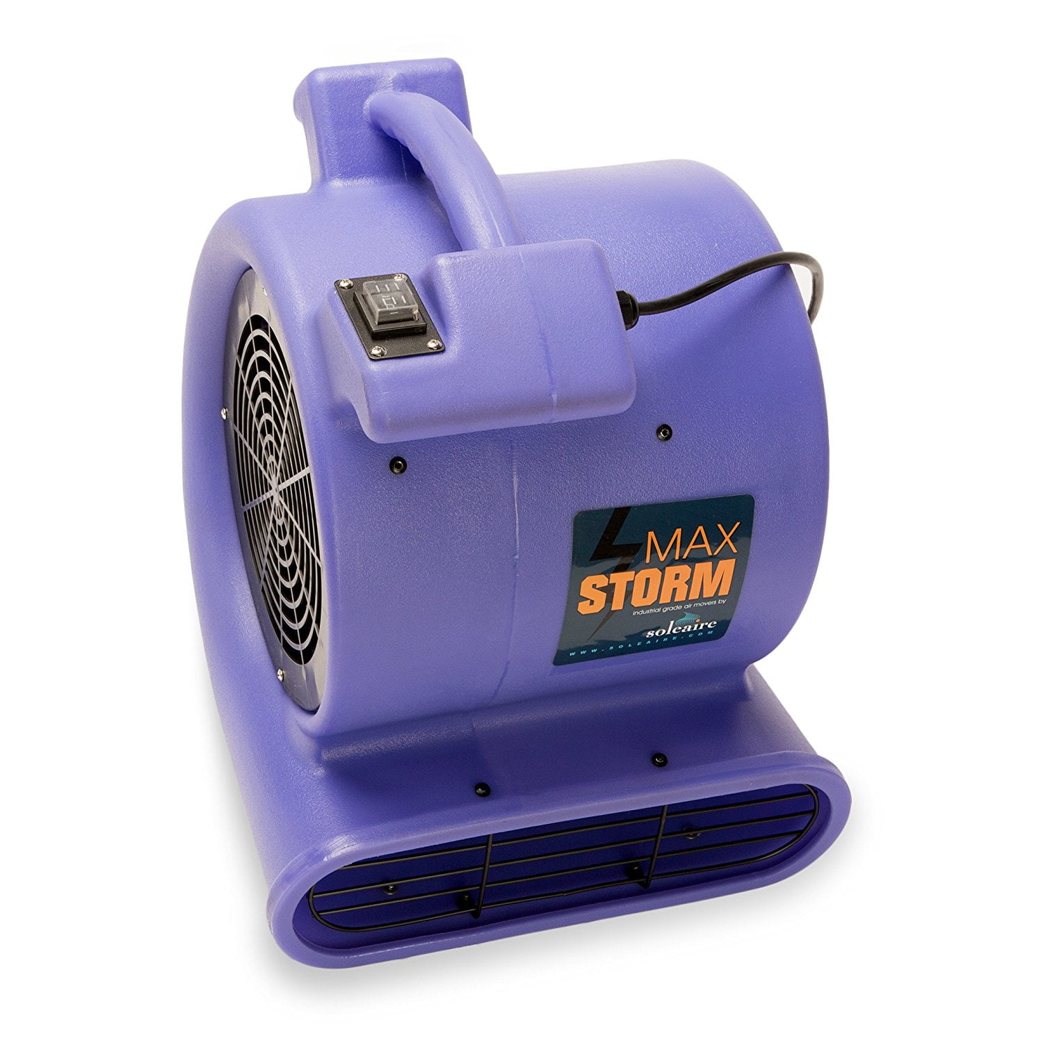 BlueDri 4 Pack Mini Air Mover Carpet Dryer-1/12 HP Floor Blower Fan for Home Use Blue