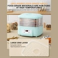 thumbnail image 4 of CUITING 200W Food Dehydrator Machine with 6 Trays  Digital Timer & Temperature Control  360° Airflow  24-Hour Timer - Ideal for Drying Snacks  Jerky  and Fruits at Home, 4 of 9