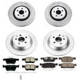 thumbnail image 2 of PowerStop Front and Rear Geomet Coated Brake Rotor and Pad Kit Fits: LINCOLN Select Models CRK7231, 2 of 5