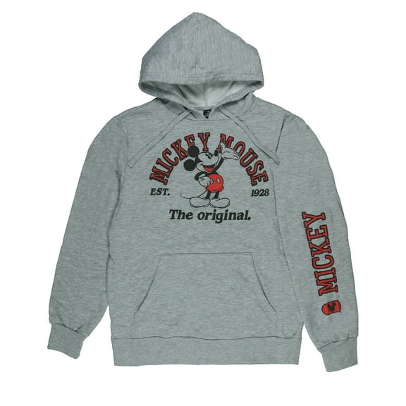 Disney Mickey Mouse Hoodie Men's The Original Pullover Sweatshirt