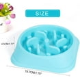 thumbnail image 2 of NEX Slow Feeder Dog Bowl Non Slip Anti Choke Feeding Dish BPA Free,Blue, 2 of 6