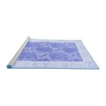 thumbnail image 2 of Ahgly Company Machine Washable Indoor Rectangle Abstract Blue Contemporary Area Rugs, 8' x 12', 2 of 4