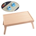 thumbnail image 3 of TEHAUX 1Pcs Laptop Tray for Bed Wood Color Portable for Study, 3 of 7