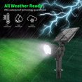 thumbnail image 5 of Foco de paisaje solar con sensor de movimiento LED, máx. 650 lm IP67, impermeable, luz de jardín al aire libre, foco solar inalámbrico para jardín, patio, entrada de entrada, blanco frío JAMW Sencillez, 5 of 5
