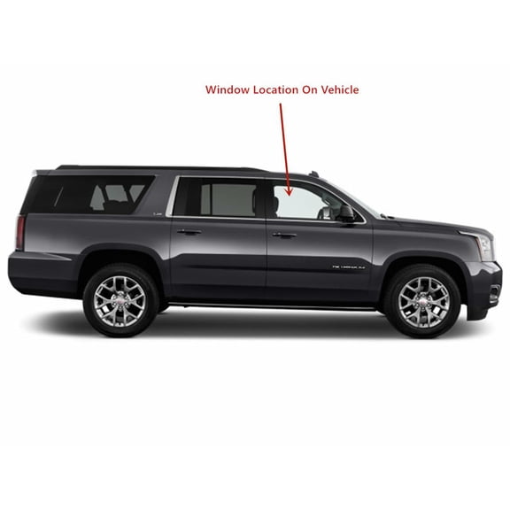 Laminated Passenger Right Side Front Door Window Door Glass Compatible with Chevrolet Suburban/Tahoe 2015-2020 Models