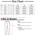 thumbnail image 4 of CFLVAEK Dressy Casual Pants for Women Loose Fit Straight Wide Leg Trousers with Pockets Comfy Button Elastic Waist Slacks for Office Work Gray M, 4 of 8