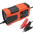 thumbnail image 1 of FOXSUR Car Battery Chargers 12V/2A 24V/2A Full Automatic Smart Battery Chargers Maintainer Portable Trickle Chargers Battery Desulfator for Car Motorcycle, 1 of 7