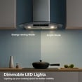 thumbnail image 5 of CIARRA Wall Mount Range Hood 30 inch 450 CFM with WIFI/Voice Control CAS502W75, 5 of 12