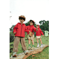 thumbnail image 4 of NEIKU Boys Girls Rain Jacket Lightweight Waterproof Hooded Raincoat Windbreakers for Kids Red 8-9Y, 4 of 7