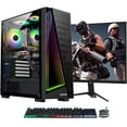 thumbnail image 1 of AQVIN Gaming PC AQ50 Tower Desktop Computer, Intel Core i7 CPU, RTX 3060 12GB Graphics Card, New 1TB SSD (Fast Boot), 32GB DDR4 RAM, 27 inch gaming Monitor,Windows 11 Pro, WiFi + Bluetooth Adapter, 1 of 4