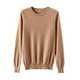 thumbnail image 4 of Bovemsi Sweaters for Women Cozy Knit Crew Neck Long Sleeve Soft Pullover Sweater 4.4 Out Of 5 10 Ratings : 5.99 Fall Sweaters, 4 of 4