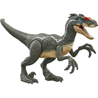 Jurassic World Savage Strike Velociraptor Blue Jumping Dinosaur Dino Rivals