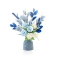 thumbnail image 1 of stanreset ABS Cloth Artificial Flower Portable Simulation Vivid Replacement Hotel Coffee House Wedding Fake Flowers Ornament Type 2, 1 of 6