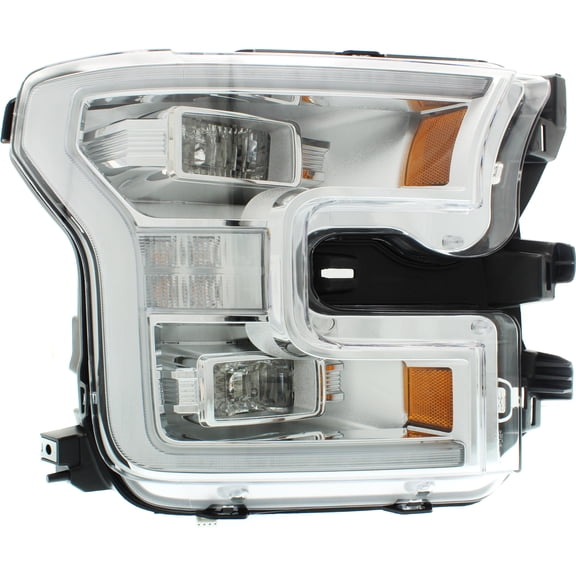 Headlight Compatible with FORD F-150 2015-2017 RH Assembly LED SuperCab/SuperCrew Cab - CAPA