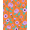 Orange, Pattern 2, variant on ODIKA 4'x6' Machine Washable Non-Slip Area Rug, Sunset Latch Hook Decorative Pillow Creation Kit High Traffic Rug, Pink, 635116