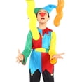 thumbnail image 5 of SJLDQY Carnival Toddler Boys Clown Dress Up Colorful Tops Pants With Hat Outfits Party Stage Performance Clothes Set, 5 of 5