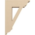 thumbnail image 3 of Ekena Millwork 5 1/2"W x 20"D x 28"H Traditional Traditional Rough Cedar Woodgrain TimberThane Bracket, Primed Tan, 3 of 6