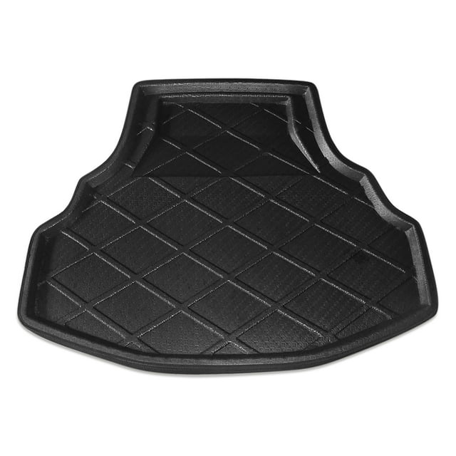 Unique Bargains Black Rear Trunk Tray Boot Liner Cargo Floor Mat Fit for Honda Accord 8 08-12