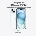 thumbnail image 2 of Funda de silicona EUMADOVE para iPhone 13/14, resistente a golpes, azul, 2 of 9
