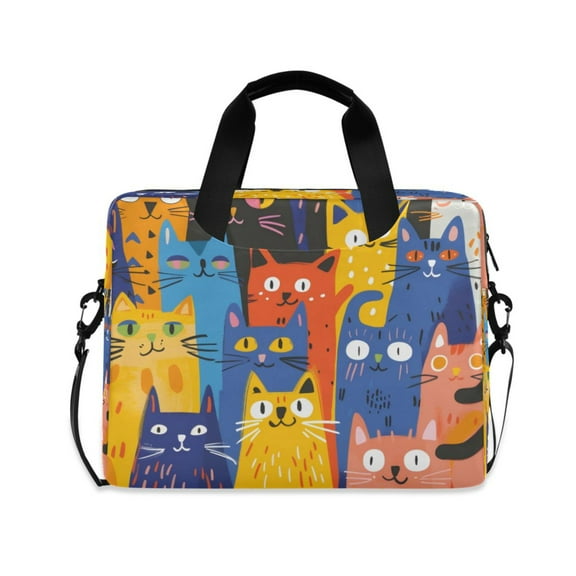 Laptop Bag Laptop Briefcase 15.7 x 3 x 11.8 Inches Laptop Bag Briefcases Laptop Storage Travel Laptop Bag Work Laptop Bag Colored Cat