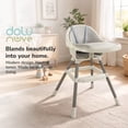 thumbnail image 5 of Dolu Nuve Deluxe High Chair for Babies 6+ Months w/ Harness & Removable Tray, Relax Beige, 5 of 5