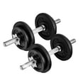 thumbnail image 1 of Ensemble d'Haltères Yes4All Réglables 18 kg en Fonte pour Gym à Domicile, 1 of 6