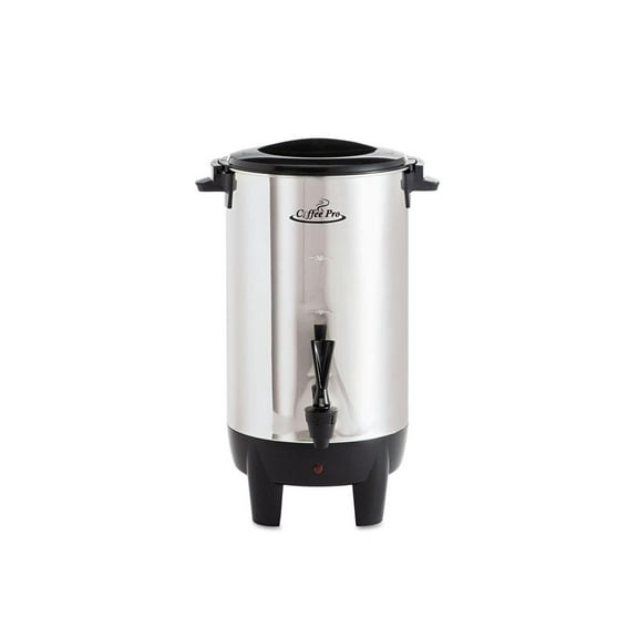 COFFEE PRO 30-Cup Stainless Steel Percolating Coffee Urn