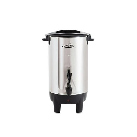COFFEE PRO 30-Cup Stainless Steel Percolating Coffee Urn