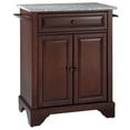 thumbnail image 1 of Pemberly Row Wood Portable Kitchen Island in Mahogany / Gray, 1 of 7