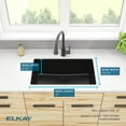 thumbnail image 6 of Elkay Elgru13022 Quartz Classic 29-1/2" Undermount Single Basin Quartz Composite Kitchen, 6 of 7