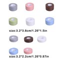 thumbnail image 3 of Dalazy Sealing Strips PVC Colorful Wall Sticker Smooth Self Adhesive Tape Toilet Corner Windows Bathroom Kitchen Sink Restaurant 3.2m*2.2cm Blue, 3 of 7