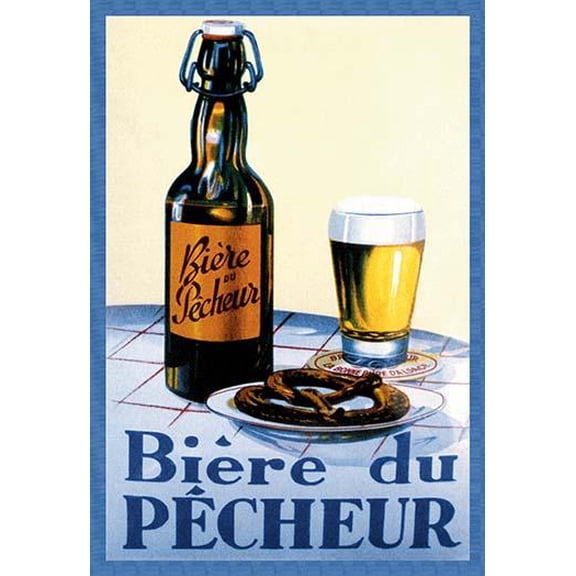 Biere du Pecheur- Fine Art Canvas Print (20" x 30")