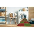 thumbnail image 2 of Ahgly Company Machine Washable Indoor Rectangle Transitional Green Onion Green Area Rugs, 2' x 5', 2 of 7