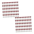 thumbnail image 1 of yuksok 100 Pcs Œillet Œillet Outil Robuste pour Scrapbooking Vêtements Chaussures Rouge, 1 of 9