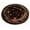 🏠 Brown Tunnel Glowing Pumpkin, variant on WWC Halloween 3D Optical Illusion Round Area Rug, Witch Hat Vortex Floor Mat with Non-Slip Bottom, Halloween Decor Door Mat for Party and Entryway