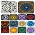 thumbnail image 2 of Hongbo Bohemia Flower Welcome Floor Mats Mandala Geometric Pattern Bathroom Kitchen Carpet Floral Rug Doormat, 2 of 6