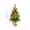 B, variant on Christmas Decorations Little Christmas Trees,Mini Potted Artificial Christmas Tree Flocked with Berries and Pine Cones Small Snow Artificial Christmas Tree Table Decor Holiday Decor