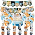 thumbnail image 1 of The Promised Neverland Birthday Kit de globos congelados Globos de látex con bandera y adornos para pasteles para decoración de fiestas ZefeiWu 8390611534004, 1 of 1