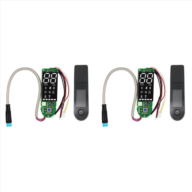 2X para M365 Pro Scooter Bluetooth Dashboard + Panel de Interruptor Placa de Circuito Medidor de Scooter para Scooter EléCtrico