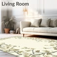 thumbnail image 2 of ODIKA 4'x6' Machine Washable Non-Slip Area Rug, Pile with Non Skid Backing High Traffic Rug, Beige, 44048, 2 of 7