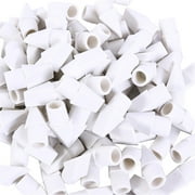 PPKVUFD White Pencil Top Erasers, 30 Pcs, Eraser Caps, Erasers for Pencil Tops, Head Erasers, Cap Erasers for Pencils, Pencil Top Erasers Cap Erasers Toppers for Latex Free for Home and Office