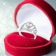 thumbnail image 2 of Full Zircon Anillos Huecos Mujeres Moda Oro Rosa Zircon Anillo Señoras Anillos de Joyería para Mujeres Tamaño 5 10, 2 of 4